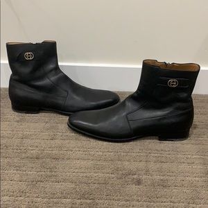 Gucci Men’s Leather Boots size 10.5 (fits size 12)